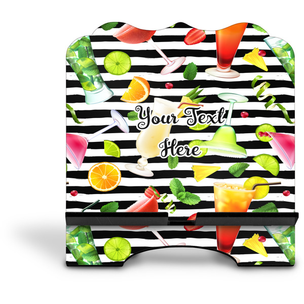 Cocktails Stylized Tablet Stand - Front without iPad