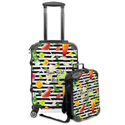 Cocktails Kids 2-Piece Luggage Set - Suitcase & Backpack (Personalized)