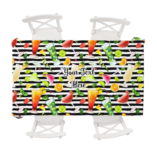 Custom Cocktails Tablecloth - 58"x102" (Personalized)