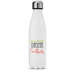 Cocktails Water Bottle - 17 oz. - Stainless Steel - Full Color Printing