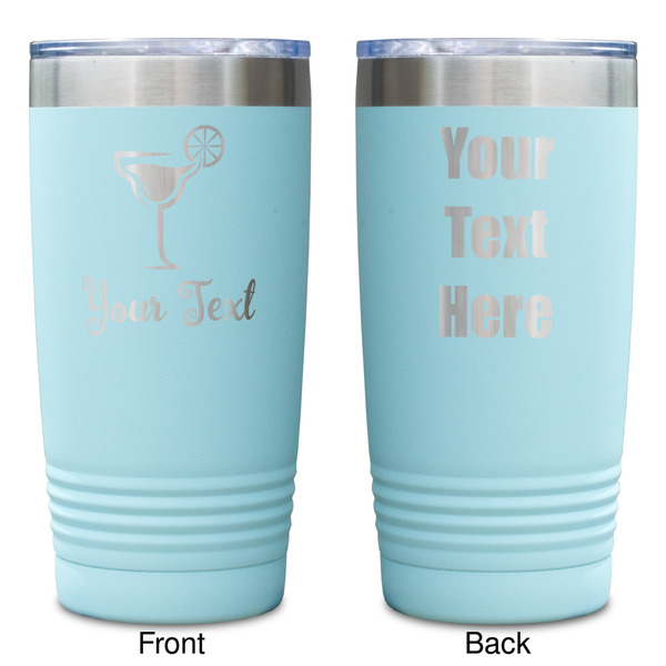 Cocktails Teal Polar Camel Tumbler - 20oz -Double Sided - Approval