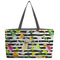 Cocktails Beach Totes Bag - w/ Black Handles (Personalized)