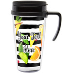 Cocktails Acrylic Travel Mug with Handle (Personalized)