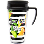 Cocktails Acrylic Travel Mug with Handle (Personalized)