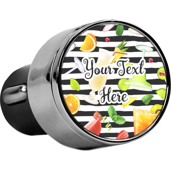Custom Cocktails USB Car Charger (Personalized)