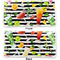 Cocktails Vinyl Check Book Cover - Front and Back