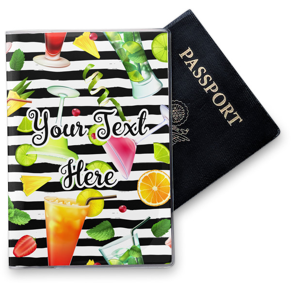 Custom Cocktails Vinyl Passport Holder (Personalized)