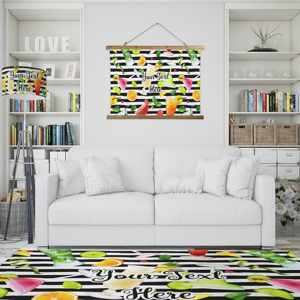 Cocktails Wall Hanging Tapestry - IN CONTEXT