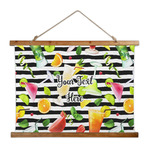Cocktails Wall Hanging Tapestry - Wide (Personalized)