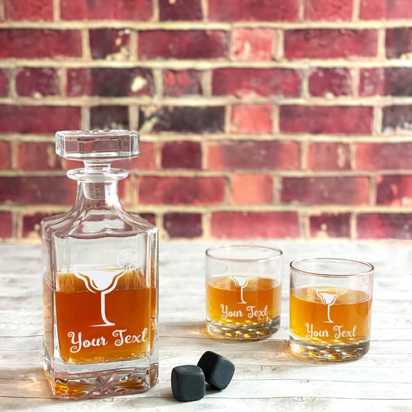 Cocktails Whiskey Decanters - 26oz Square - LIFESTYLE