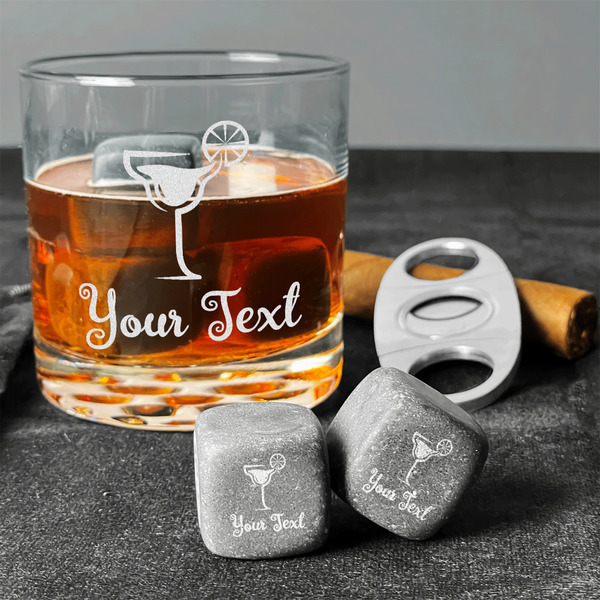 Cocktails Whiskey Stones - Set of 3 - In Context