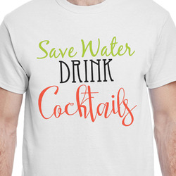 Cocktails T-Shirt - White - Small