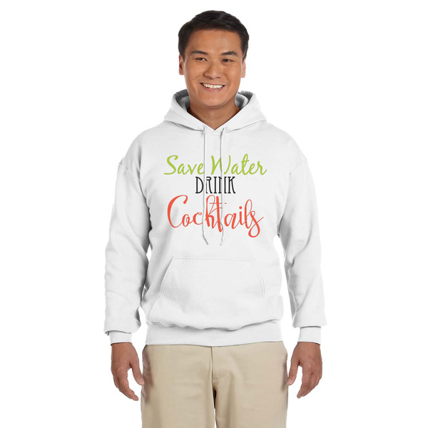 Custom Cocktails Hoodie - White