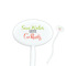 Cocktails Oval Plastic Stir Sticks