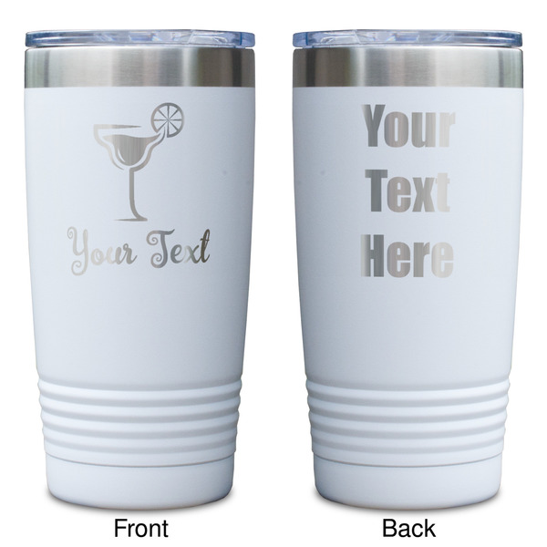 Cocktails White Polar Camel Tumbler - 20oz - Double Sided - Approval