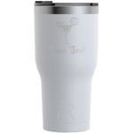 Cocktails RTIC Tumbler - White - Engraved Front (Personalized)