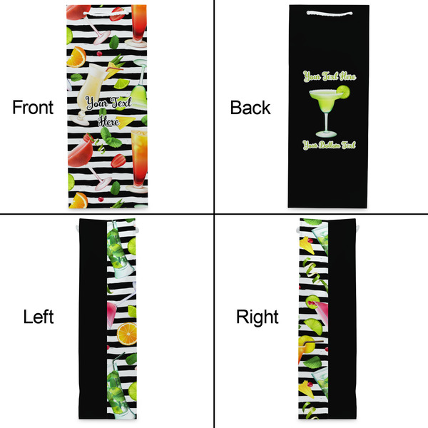 Cocktails Wine Gift Bag - Gloss - Approval