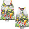 Cocktails Womens Racerback Tank Tops - Medium - Front and Back