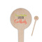 Cocktails Wooden 4" Food Pick - Round - Closeup