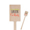 Cocktails 6.25" Rectangle Wooden Stir Sticks - Single Sided