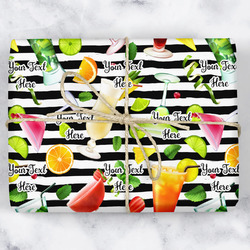 Cocktails Wrapping Paper (Personalized)