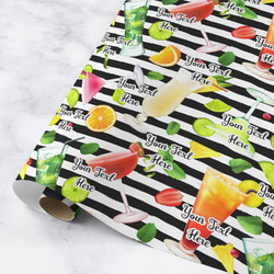Cocktails Wrapping Paper Roll - Medium - Matte (Personalized)