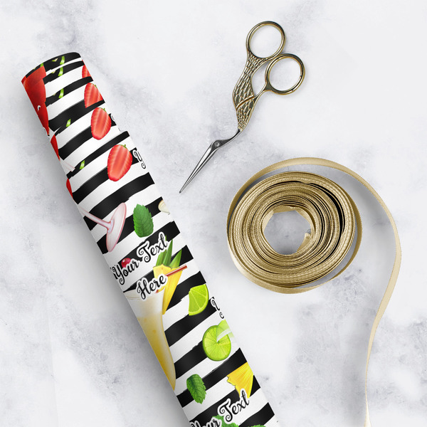 Cocktails Wrapping Paper Rolls - Lifestyle 1