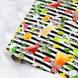 Cocktails Wrapping Paper Roll - Medium (Personalized)