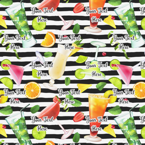 Cocktails Wrapping Paper Square