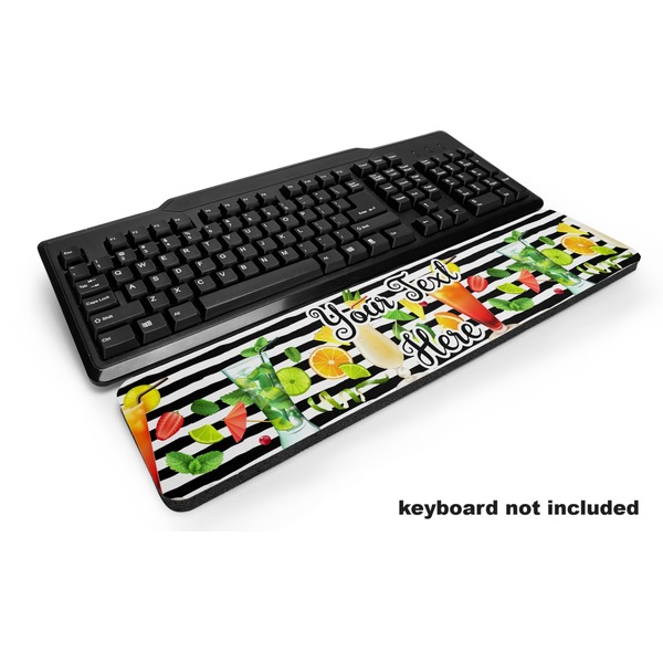 Custom Cocktails Keyboard Wrist Rest (Personalized)