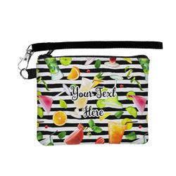 Cocktails Wristlet ID Case w/ Name or Text