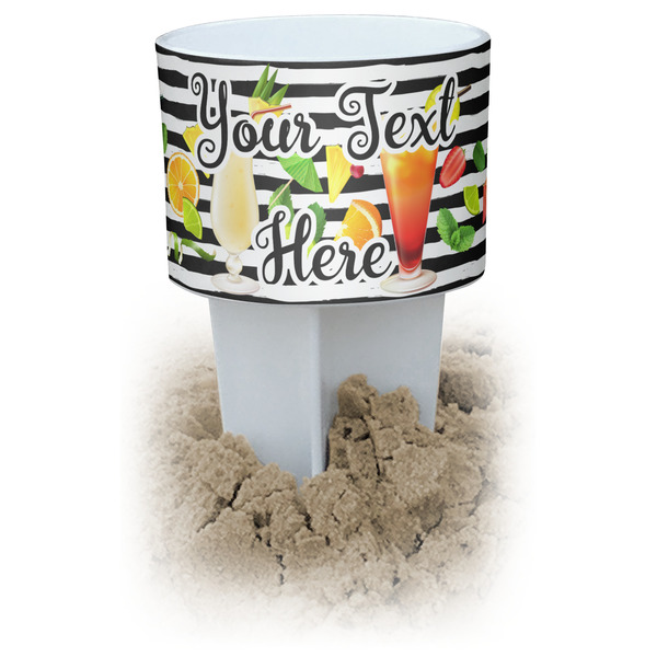 Custom Cocktails White Beach Spiker Drink Holder (Personalized)