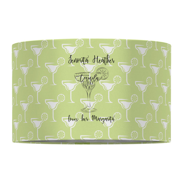 Margarita Lover 12" Drum Lampshade - FRONT (Fabric)