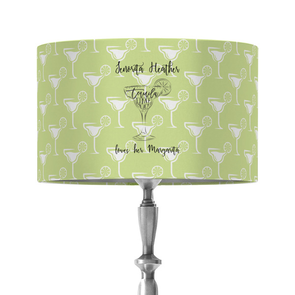 Custom Margarita Lover 12" Drum Lamp Shade - Fabric (Personalized)