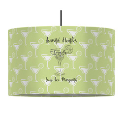Margarita Lover 12" Drum Pendant Lamp - Fabric (Personalized)