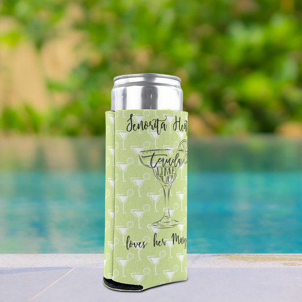 Margarita Lover Can Cooler - Tall 12oz - In Context