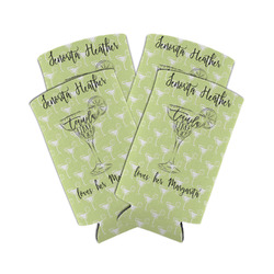 Margarita Lover Can Cooler (tall 12 oz) - Set of 4 (Personalized)