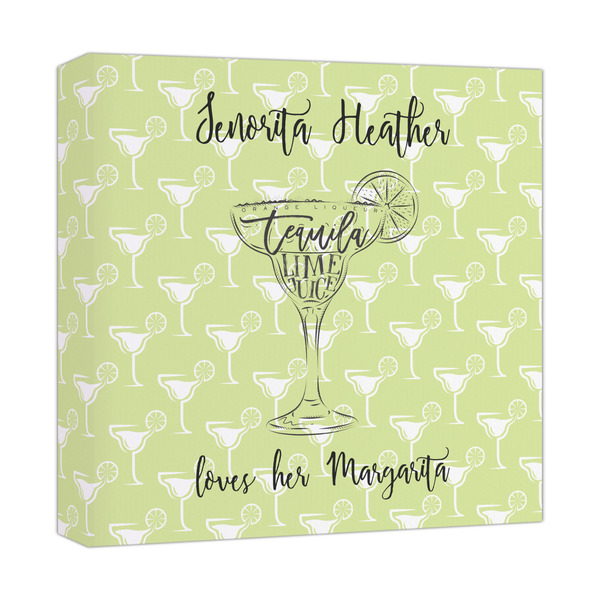 Custom Margarita Lover Canvas Print - 12x12 (Personalized)
