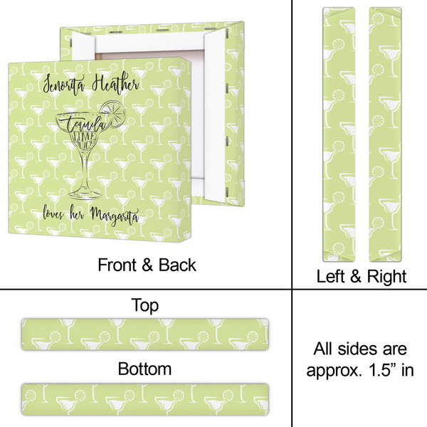 Margarita Lover 12x12 - Canvas Print - Approval