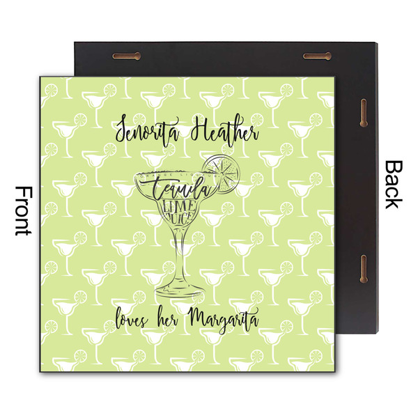 Margarita Lover 12x12 Wood Print - Front & Back View