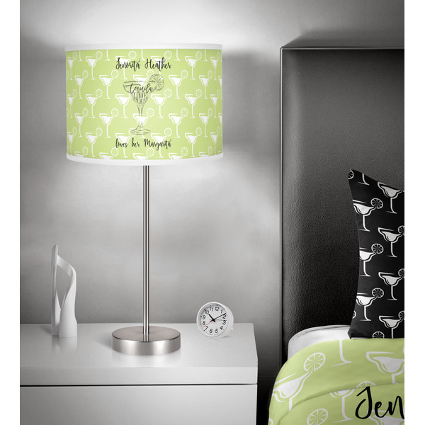 Margarita Lover 13 inch drum lamp shade - in room
