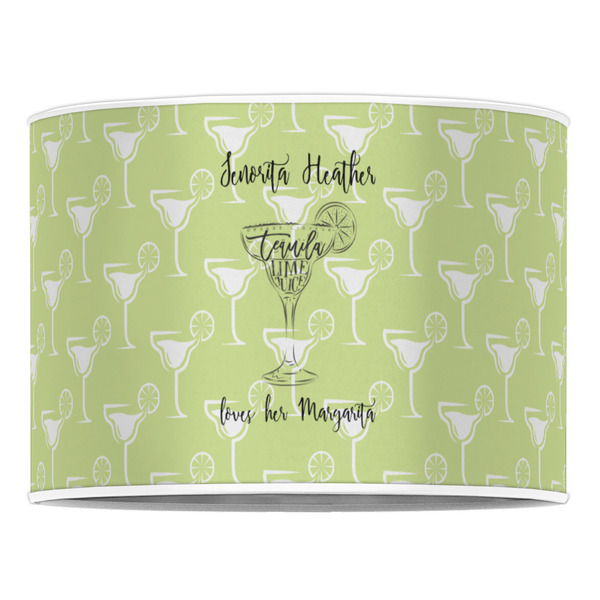 Margarita Lover 16" Drum Lampshade - FRONT (Poly Film)