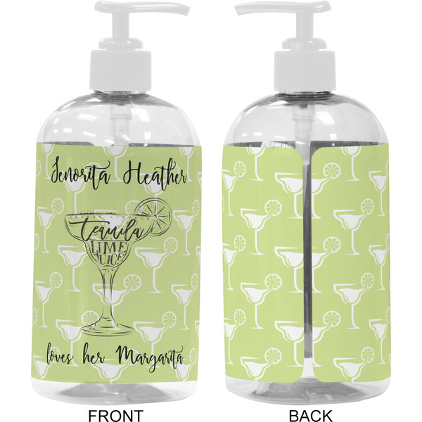Margarita Lover 16 oz Plastic Liquid Dispenser- Approval- White