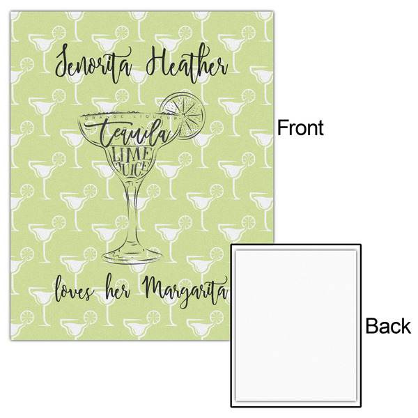 Margarita Lover 16x20 - Matte Poster - Front & Back