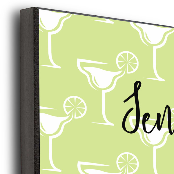 Margarita Lover 16x20 Wood Print - Closeup