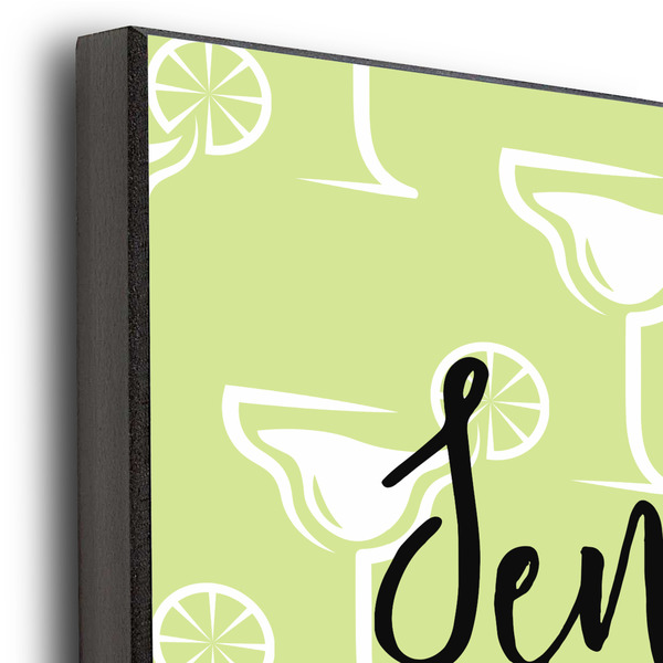 Margarita Lover 20x30 Wood Print - Closeup