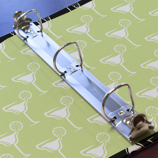 Margarita Lover 3 Ring Binders - Full Wrap - 1" - DETAIL