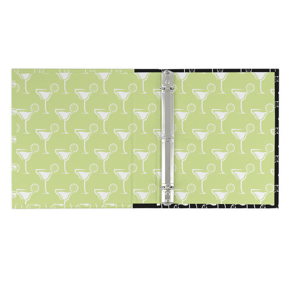 Margarita Lover 3 Ring Binders - Full Wrap - 1" - OPEN INSIDE