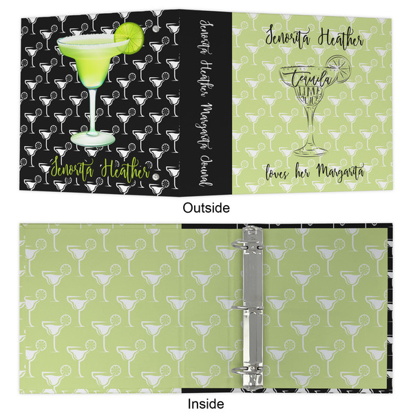 Margarita Lover 3 Ring Binders - Full Wrap - 2" - APPROVAL