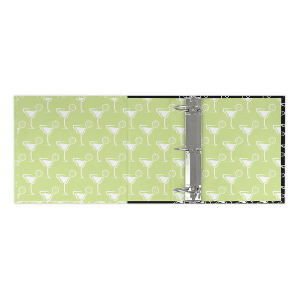 Margarita Lover 3 Ring Binders - Full Wrap - 3" - OPEN INSIDE